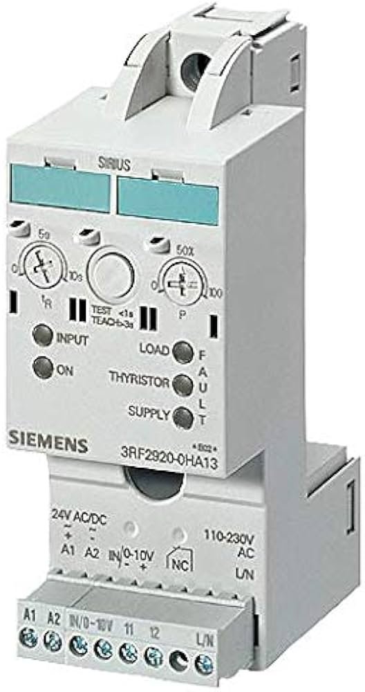 SIEMENS 3RF29 50-OHA13 Power Control Regulator, 24VAC VDC Control Voltage